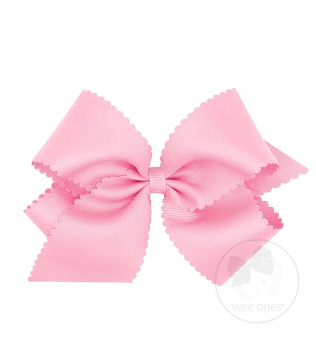 Wee Ones King Scalloped Edge Bow