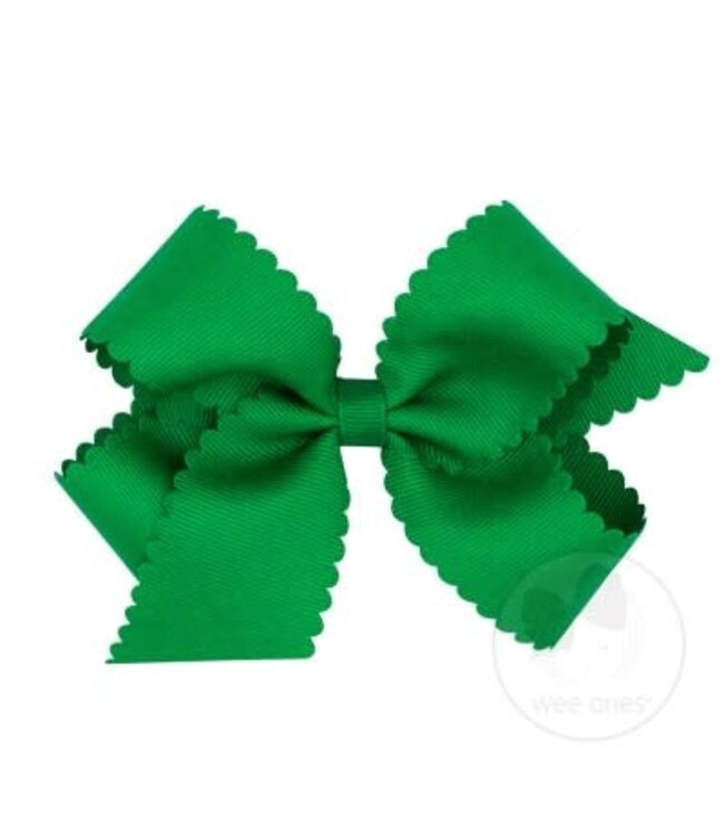 Wee Ones King Scalloped Edge Bow