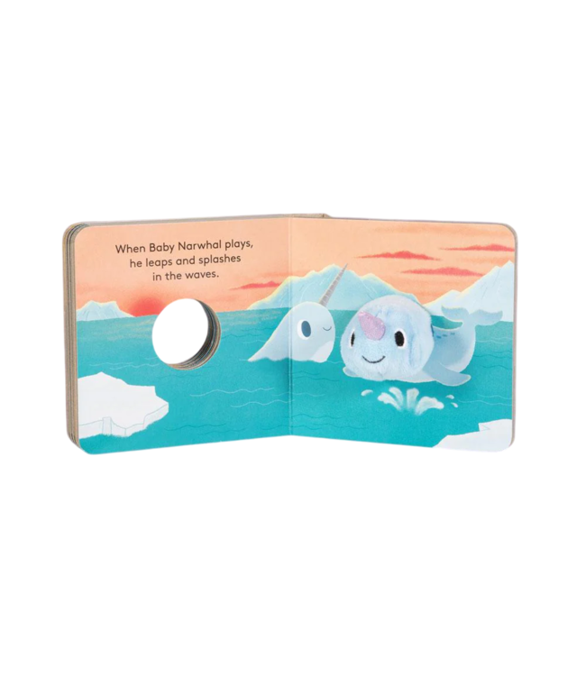 Baby Narwhal Finger Puppet Book