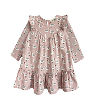 Mabel and Honey Ducky in Pink Dress