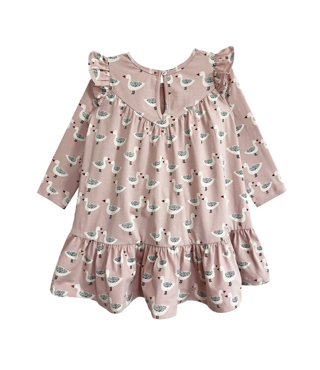 Mabel and Honey Ducky in Pink Dress