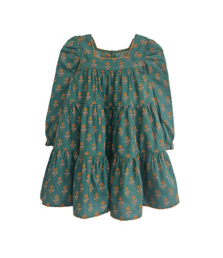 Mabel and Honey Green Autumn Ivy Dress