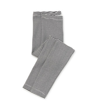 Tea Collection Jet Black Striped Leggings