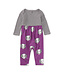 Tea Collection Maltipoo Print Mix Romper