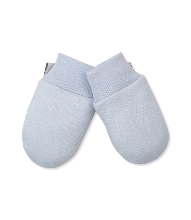 Kissy Kissy Blue Sweet Homecoming Jacquard Mitts