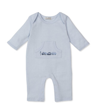 Kissy Kissy Blue Stop & Go Traffic Playsuit