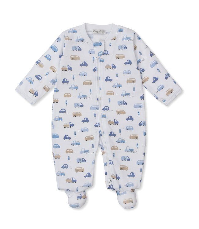 Kissy Kissy Stop & Go Traffic Footie w/Zip