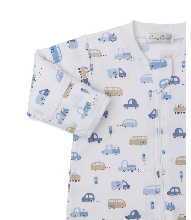Kissy Kissy Stop & Go Traffic Footie w/Zip