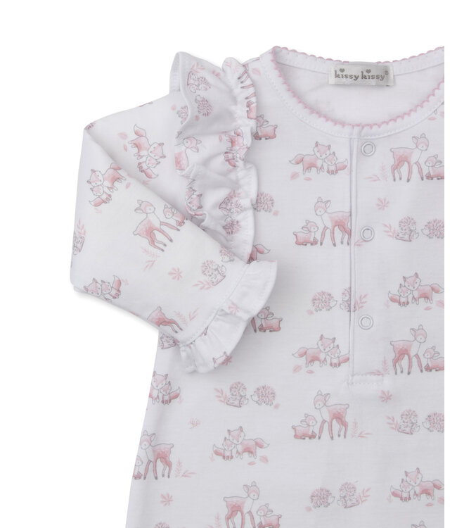 Kissy Kissy Pink Forest Fanfare Playsuit