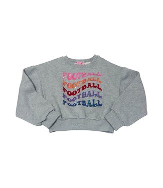 Misty Football Crop Sweatshirt