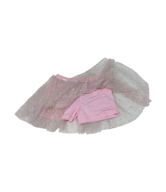 Joyous & Free Pink Elastic Glitz Skort