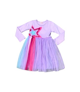 Patch Lilac Stars Dress