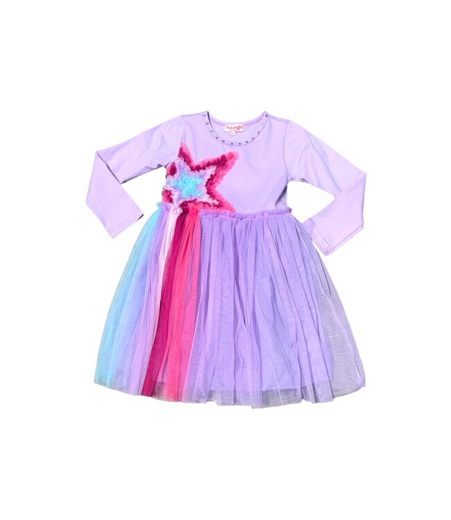 Patch Lilac Stars Dress