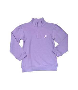 Luigi Lavender Ballet Slippers 1/4 Zip Pullover