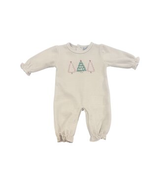 Three Sisters O' Christmas Tree Girls Romper