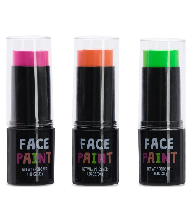 Ready, Set, Glow! Neon Face Paint Set