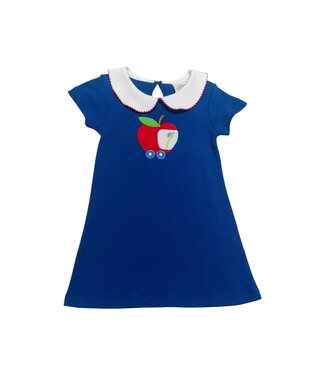 Luigi Royal Apple Car A-Line Dress