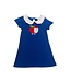 Luigi Royal Apple Car A-Line Dress