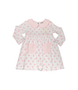 Luigi Light Pink Ballet Slippers L/S Dress