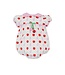 Claire & Charlie Pink/Red Apple Print S/S Bubble