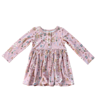 babysprouts Unicorn L/S Henley Dress