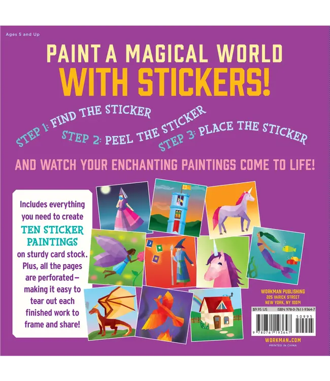 hachette book group Paint by Sticker Kids: Unicorn & Magic