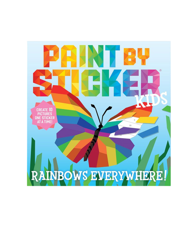 hachette book group Paint by Sticker Kids: Rainbows Everywhere!