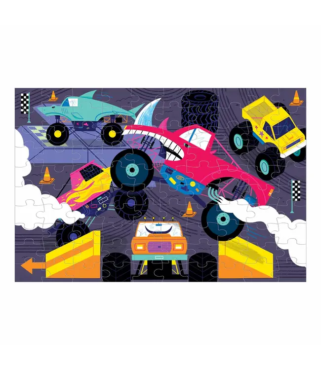 Monster Truck Glow-in-the-Dark 100-Piece Puzzle
