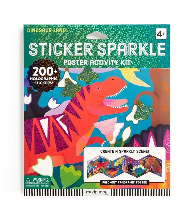 hachette book group Dinosaur Land Sticker Sparkle Activity
