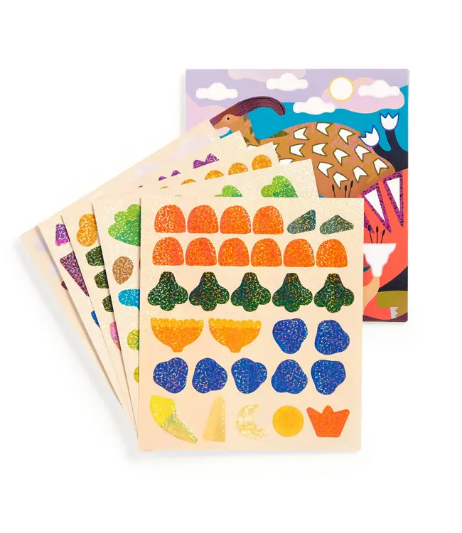 hachette book group Dinosaur Land Sticker Sparkle Activity