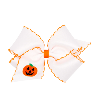 Wee Ones King  Embroidered Bow-JAC