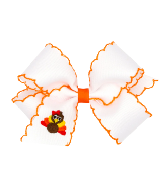Wee Ones MED Embroidered Bow-TKY