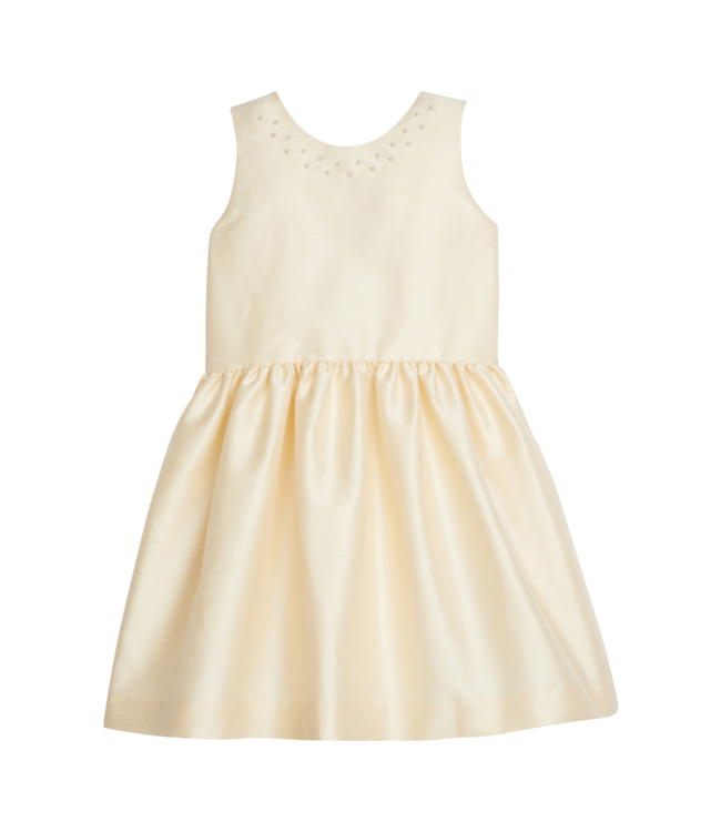Little English Champagne Pearl Dress