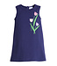 Little English Tulips Applique Jumper