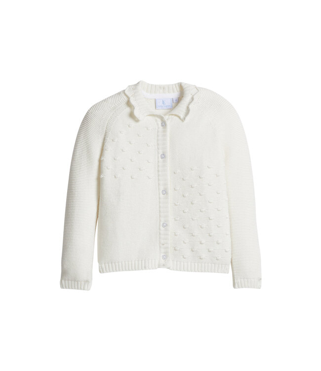 Little English Ivory Poppy Cardigan