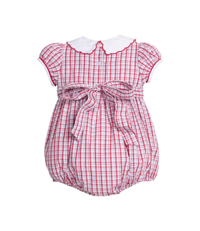 Little English Hartford Plaid Bibie Bubble