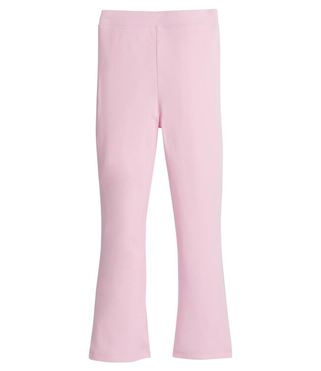 Little English Kick Flare Leggings-Light Pink