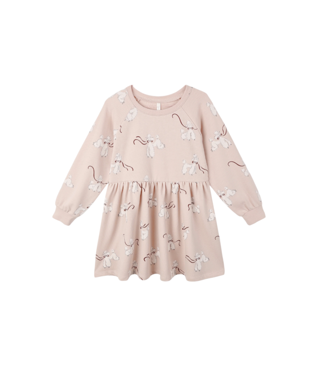 Rylee & Cru Blush Raglan Poodles Dress