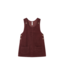 Rylee & Cru Burgundy Odette Overall Dress