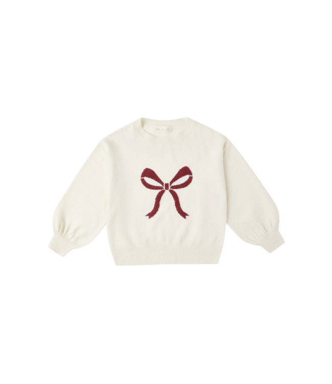 Rylee & Cru Natural Bow Aspen Sweater