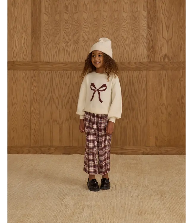 Rylee & Cru Natural Bow Aspen Sweater