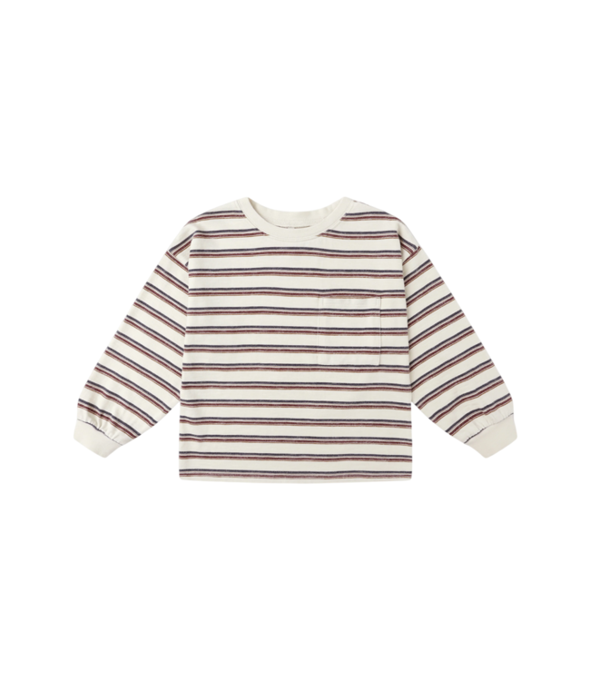 Rylee & Cru Natural Vintage Stripe L/S Tee