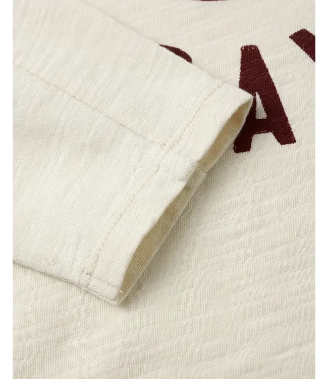 Rylee & Cru Natural Game Day L/S Paneled Tee