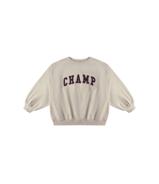 Rylee & Cru Stone Champ Oversized Sweatshirt