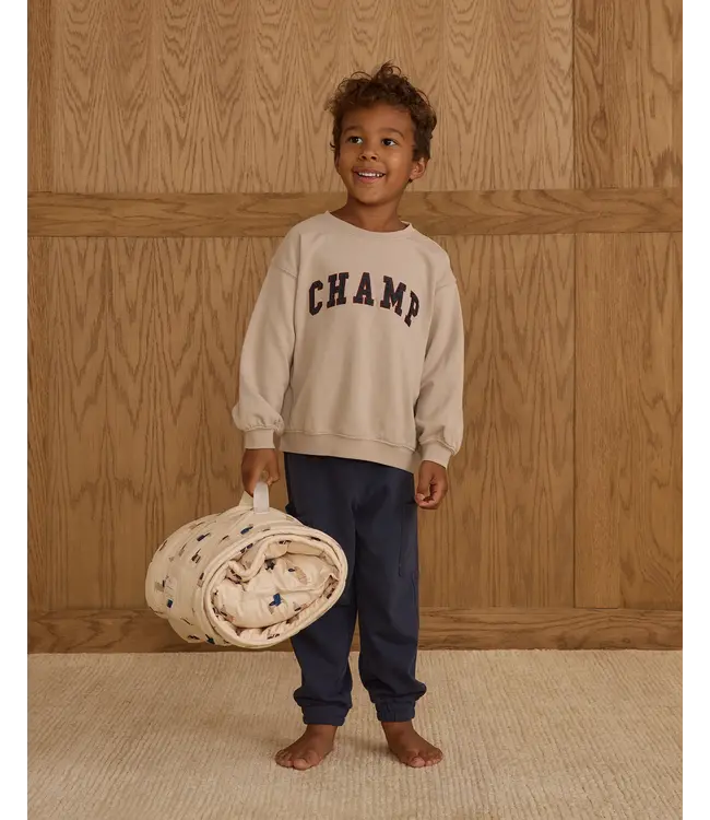 Rylee & Cru Stone Champ Oversized Sweatshirt