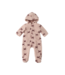Rylee & Cru Blush Bows Fleece Jumpsuit