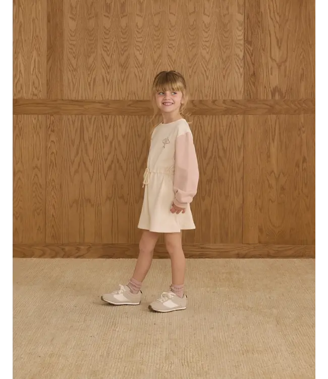 Rylee & Cru Natural Antique Color Block Coast Dress