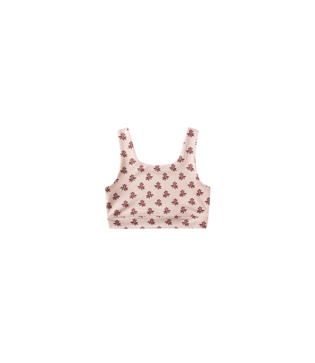 Rylee & Cru Blush Fleur Swift Sports Bra