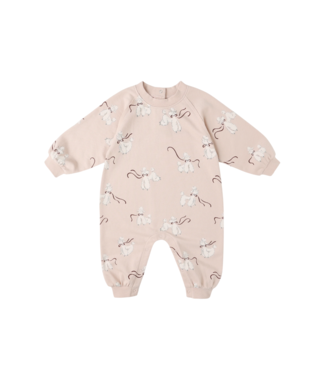 Rylee & Cru Blush Poodles Raglan Jumpsuit
