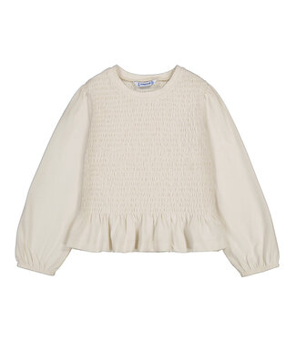Mayoral Cream L/S Top